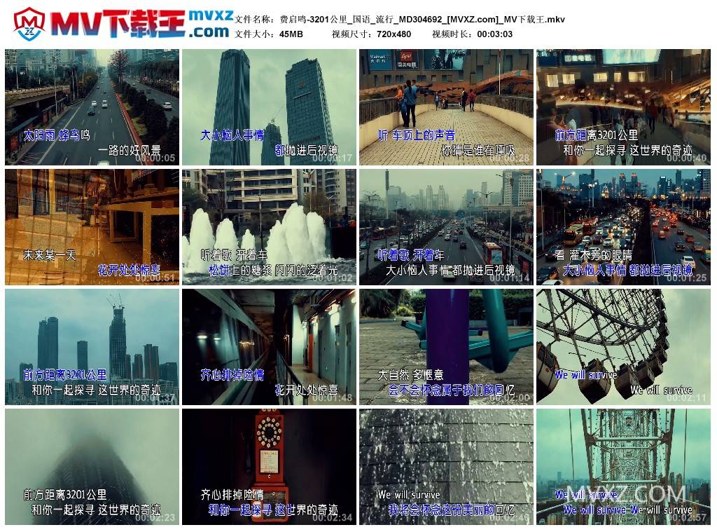 费启鸣-3201公里_国语_流行_MD304692